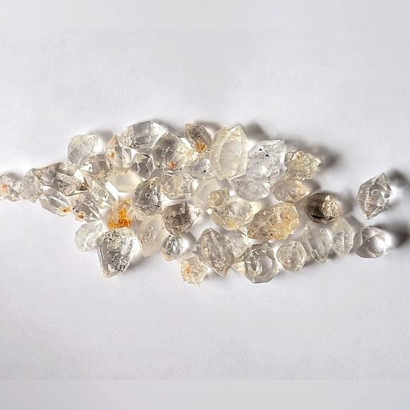 ♡50pcs. Natural Herkimer Diamonds 5-15mm Rough Gemstone ♡ - Picture 2 of 7